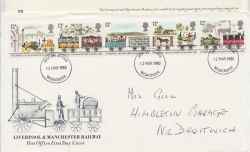 1980-03-12 Railway Stamps Worcester FDC (85327)