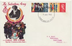 1965-08-09 Salvation Army Stamps Gloucester FDC (85348)
