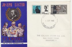 1965-09-01 Joseph Lister Stamps Bradford FDC (85357)