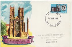 1966-02-28 Westminster Abbey 3d Phos Liverpool FDC (85373)
