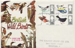 1966-08-08 British Birds Stamps Bradford FDC (85379)