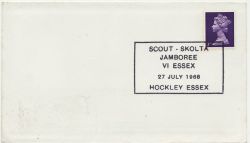 1968-07-27 Scout Them Postmark Hockley Essex (85403)