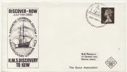 1968-07-13 HMS Discovery to Kew Scout Assoc Souv (85406)