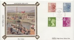 1984-10-23 N Ireland Definitive Stamps Belfast FDC (85440)
