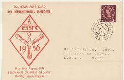 1956-08-11 3rd Int Jamboree Hockley Essex Card (85487)
