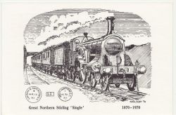 1970-10-10 Railway Theme Pre-Paid Card Doncaster (85496)