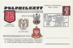 1977-04-19 Polish Exhibition London Card (85502)