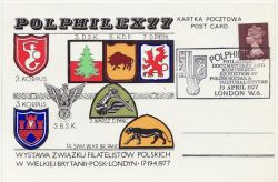 1977-04-19 Polish Exhibition London Card (85503)