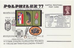 1977-04-19 Polish Exhibition London Card (85504)