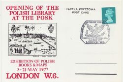 1977-05-03 Polish Exhibition London Card (85505)