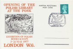 1977-05-03 Polish Exhibition London Card (85506)