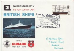 1969-01-15 Ships Cutty Sark Greenwich SE10 FDC (85654)