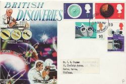 1967-09-19 British Discoveries Stamps Harrow FDC (85724)