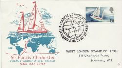 1967-07-24 Chichester Gipsy Moth IV Plymouth FDC (85725)