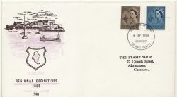 1968-09-04 Guernsey Definitive Stamps Guernsey FDC (85738)