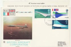 1969-03-03 Concorde Stamps Filton Bristol FDC (85746)