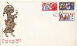 1969-11-26 Christmas Stamps Bethlehem FDC (85754)