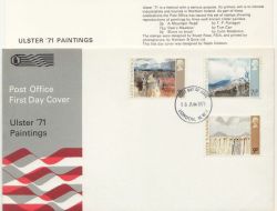 1971-06-16 Ulster Paintings Stamps London NW1 FDC (85771)