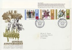 1971-08-25 Anniversaries Stamps Bureau FDC (85775)