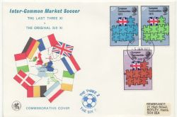1973-01-03  Inter-Common Market Soccer Wembley FDC (85785)