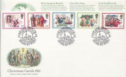1982-11-17 Christmas Stamps Salisbury FDC (85807)