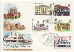 1975-04-23 Architectural Heritage Stamps Windsor FDC (85823)