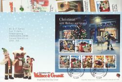 2010-11-02 Wallace & Gromit Christmas Bethlehem FDC (85851)