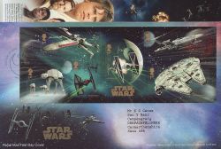 2015-10-20 Star Wars Stamps M/S Elstree FDC (85888)