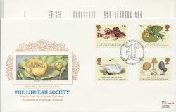1988-01-19 Linnean Society Stamps London PPS 1 FDC (85890)
