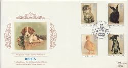 1990-01-23 RSPCA Stamps Horsham PPS 20 FDC (85910)