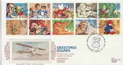 1994-02-01 Greetings Stamps Paddington PPS 56a FDC (85953)