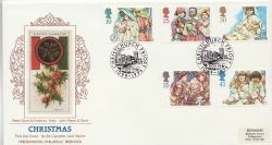 1994-11-01 Christmas Stamps Christchurch PPS 64 FDC (85961)