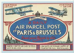 1984-01-05 Air Parcel Post NPM London Card (86004)