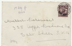 1929-05-10 GB KGV 1929 PUC 1½d Stamp cds FDC (86017)