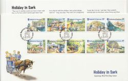 2002-07-30 Guernsey Holiday in Sark Stamps FDC (86117)