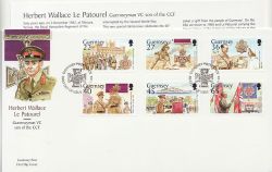 2002-07-30 Guernsey Victoria Cross Stamps FDC (86119)