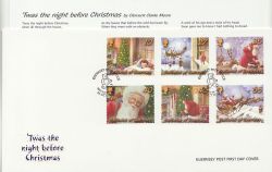 2003-10-16 Guernsey Christmas Stamps FDC (86127)