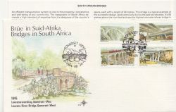 1984-08-24 South Africa Bridges Stamps FDC (86343)