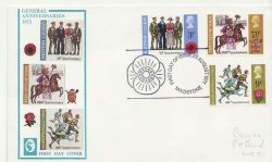 1971-08-25 General Anniversaries Stamps Maidstone FDC (86374)
