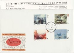 1975-02-19 British Painters Stamps Bureau FDC (86388)