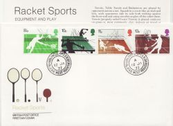 1977-01-12 Racket Sports Holywell Green cds FDC (86415)