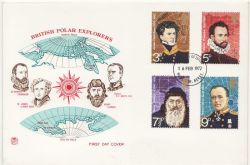 1972-02-16 Polar Explorers Stamps Windsor FDC (86433)