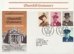 1974-10-09 Churchill Stamps Bureau FDC (86461)