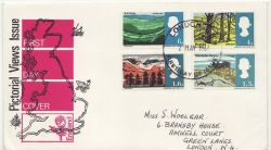 1966-05-02 Landscapes Phos Stamps London FDC (86502)