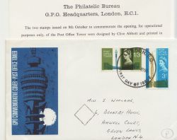 1965-10-08 Post Office Tower Phos London EC FDI (86527)