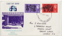 1965-09-01 Arts Festival Stamps Phos London EC FDC (86535)