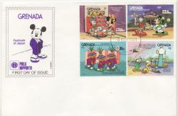1991-05-06 Grenada PHILA NIPPON Disney Stamps FDC (86617)