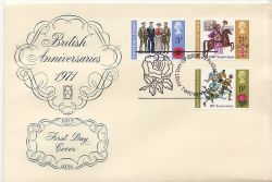 1971-08-25 Anniversaries Stamps Twickenham FDC (86759)