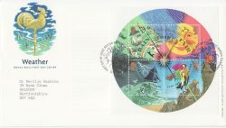 2001-03-13 Weather Stamps M/S Bureau FDC (86783)