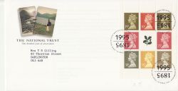 1995-04-25 National Trust Bklt Pane Bureau FDC (86847)
